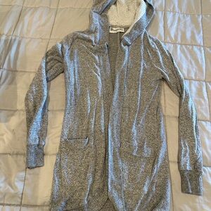 No Boundaries Heather Gray Knit Sweater